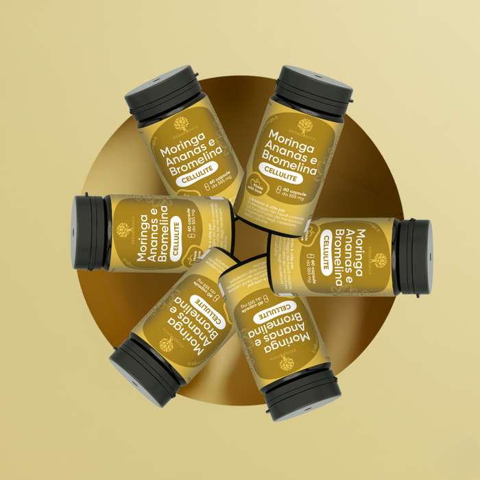 Anti-Cellulite and Draining Supplement: Bromelain, Pineapple, Moringa