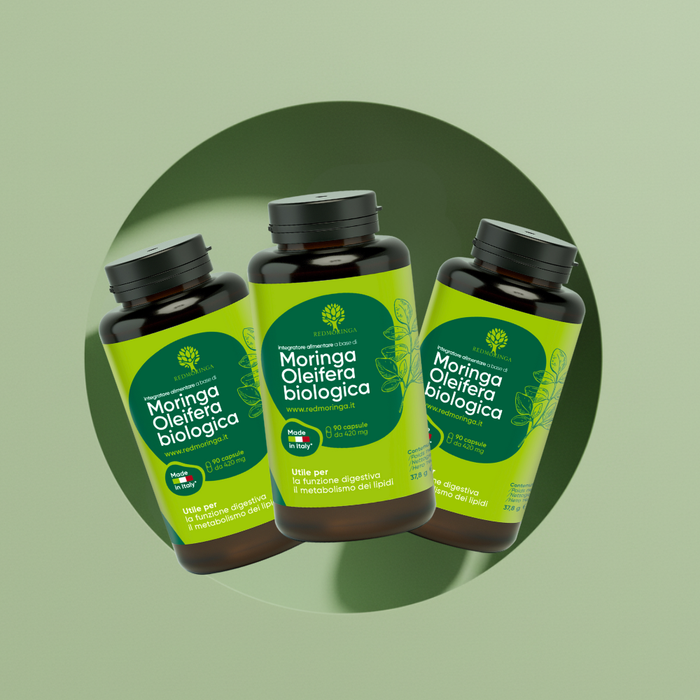 Complément de Moringa Oleifera biologique | Ventre plat et gastrite | 100% naturel