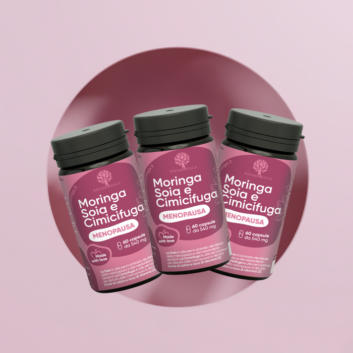 Complément alimentaire contre les bouffées de chaleur pendant la ménopause : Isoflavones et Moringa