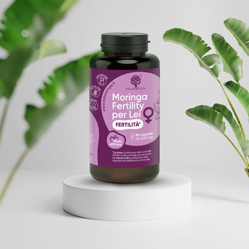 Integratore per fertilita femminile con Moringa Coenzima Q10 Resveratrolo