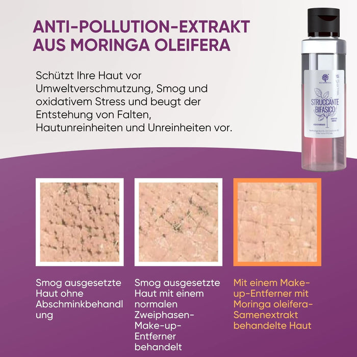 Make up Entferner Biphasic Natural Moringa Antipollution