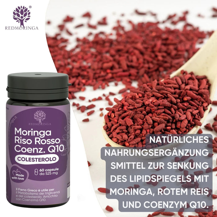 Moringa Roter Reis Fermentiert und Coenzym Q10