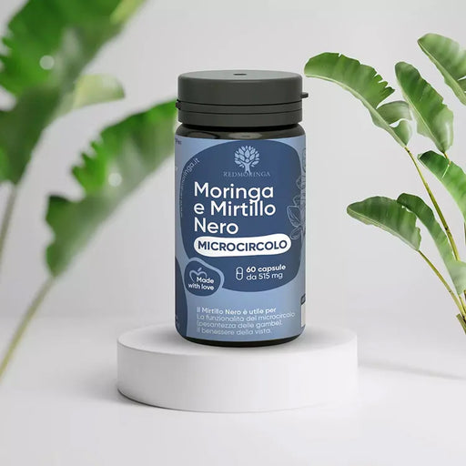 Nahrungserganzungsmittel Mikrozirkulation Beine Blaubeere und Moringa