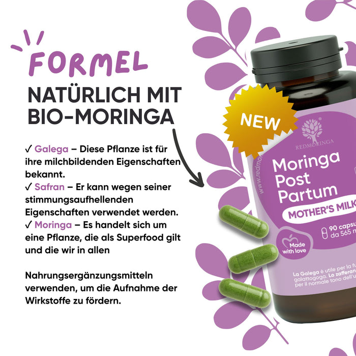 Postpartum Supplement for Breastfeeding & Mood | Galega & Saffron