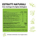 Etichetta Moringa Oleifera biologica in capsule: valori nutrizionali per 100 g e dose da 3 capsule con 1260 mg