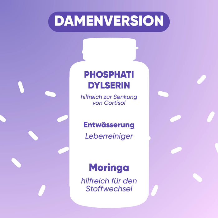 Kit Estate Anti-Cortisolo | Moringa Bio + Fosfatidilserina + Benessere Mentale | Stress · Energia · Equilibrio