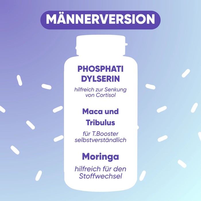Kit Estate Anti-Cortisolo | Moringa Bio + Fosfatidilserina + Benessere Mentale | Stress · Energia · Equilibrio