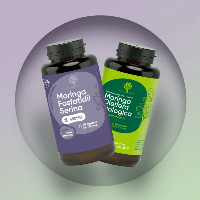 Moringa, Fosfatidilserina 450 mg
Moringa Oleifera Biologica