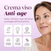 Crema viso anti-age: idrata, anti-pollution, barriera cutanea, 99,5% di origine naturale