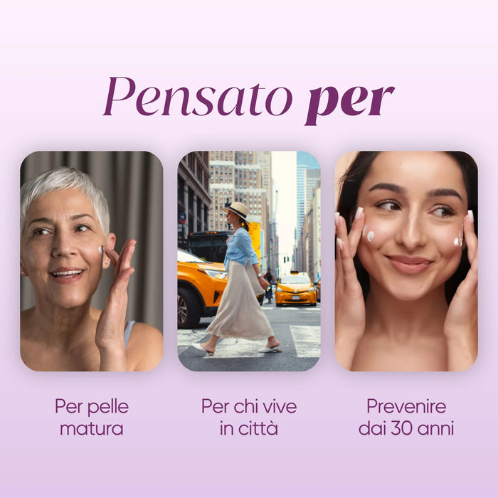Per pelle matura, per chi vive in città, in prevenzione dai 30 anni