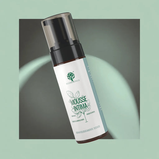 Mousse Intima RedMoringa, detergente intimo delicato con Moringa, acqua di menta e mirtillo nero, flacone con erogatore