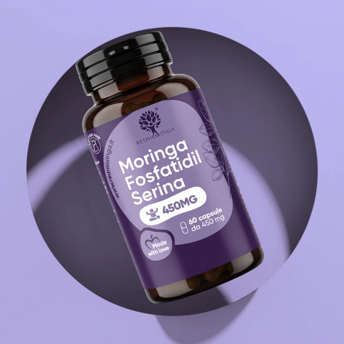 Fosfatidilserina 450mg + Moringa | Cortisolo, Stress