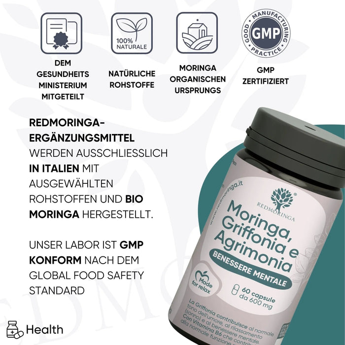 griffonia redmoringa supplement certification