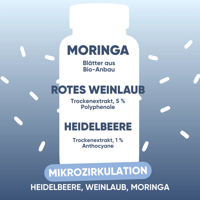 Mirtillo, Vite rossa e Moringa bio