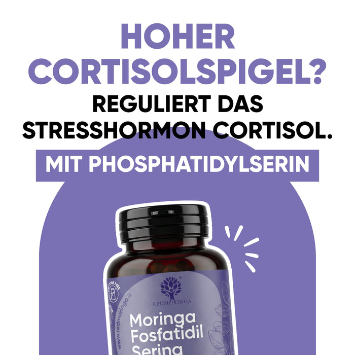 Kit Estate Anti-Cortisolo | Moringa Bio + Fosfatidilserina + Benessere Mentale | Stress · Energia · Equilibrio