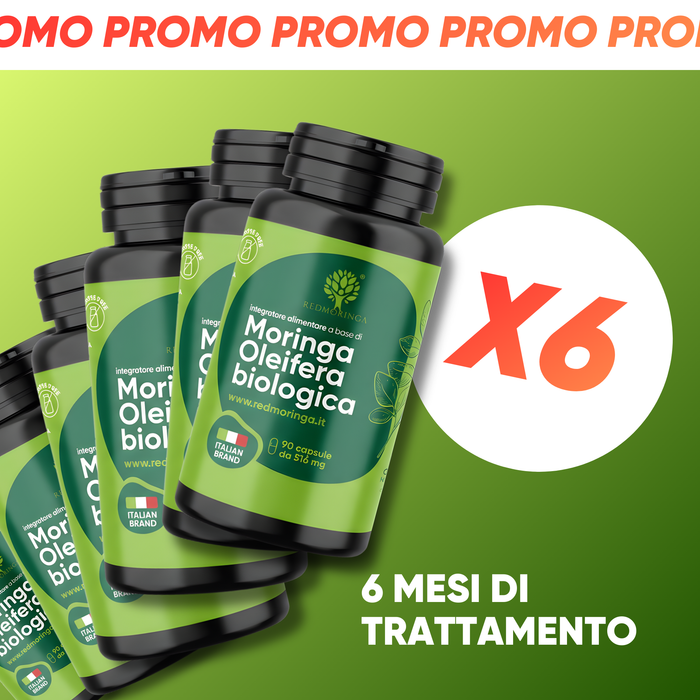 Moringa Oleifera BIO Organic | Integratore in capsule