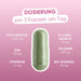 Dosage per 3 capsules: myo-inositol 1,200 mg, D-chiro-inositol 10 mg, zinc 10 mg, vitamin B6 1.4 mg, folic acid 200 µg, organic Moringa 90 mg