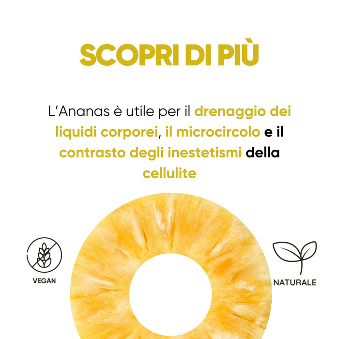 L'Ananas per il drenaggio dei liquidi, il microcircolo e la cellulite