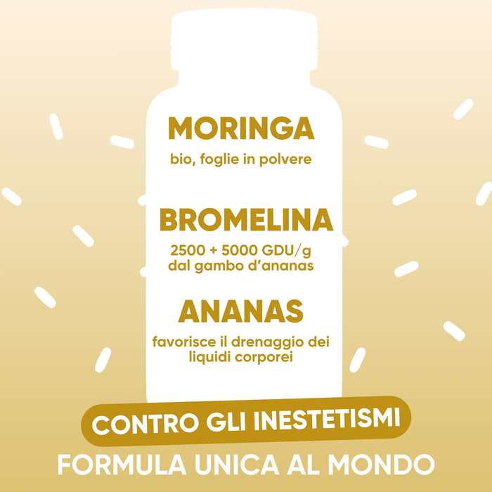 Moringa bio, Bromelina 2500 + 5000 GDU/g e Ananas