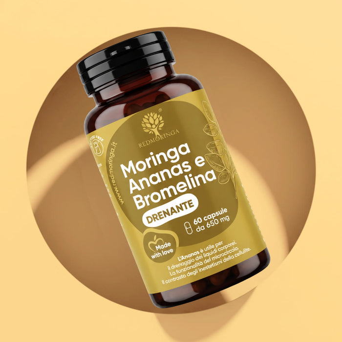 Anti-Cellulite Supplement with Bromelain, Pineapple and Moringa