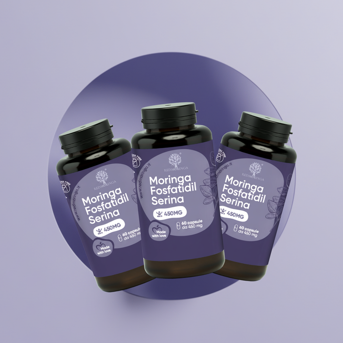 Phosphatidylsérine 450 mg + Moringa | Cortisol, stress