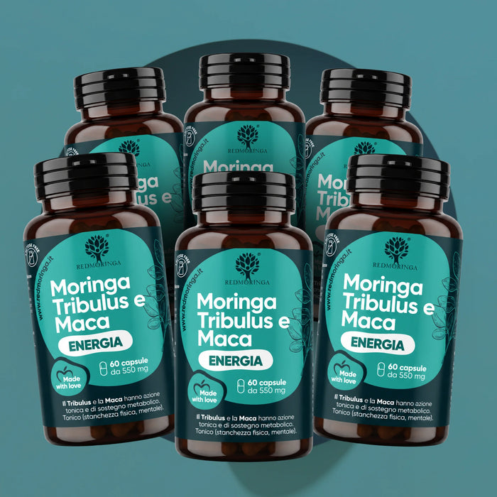 Energy Food Supplement with Tribulus Terrestris and Maca | Ideal for the Gym