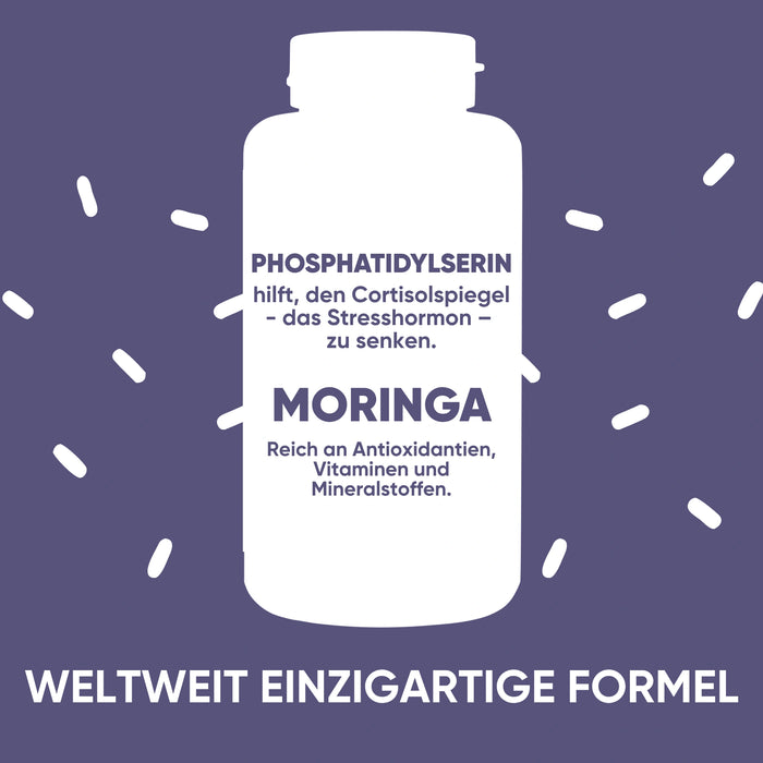 Fosfatidilserina 450mg + Moringa | Cortisolo, Stress