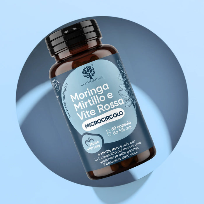 Integratore Microcircolo Gambe e Vene con Mirtillo Nero e Moringa