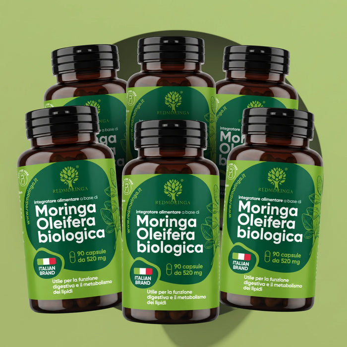 Moringa Oleifera Biologica | Integratore in capsule