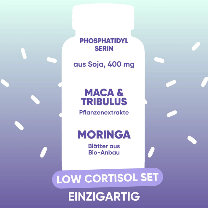 Phosphatidylserine, Moringa, Maca and Tribulus tonic-adaptogens