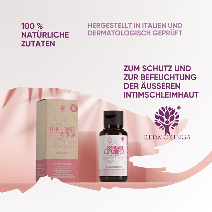 Intimes Gleitmittel 100% natürlich mit Moringa – Feuchtigkeitsspendend & langanhaltend