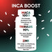 Inca Boost RedMoringa: Maca 100:1 für Energie und Ausdauer, Tribulus 90% für körperliche Leistung, Zink für den Testosteronhaushalt