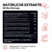 Etikett Inca Force RedMoringa: Schwarze Maca 75mg, Gelbe Maca 75mg, Tribulus 160mg, Moringa 170mg, Schwarzer Pfeffer 5mg