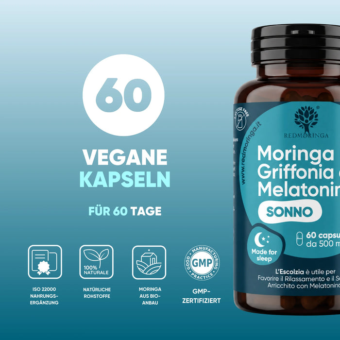 60 capsule vegetali per 2 mesi, ISO 22000 e GMP