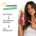Mezzo cucchiaio di Moringlow nella borraccia da 500 ml