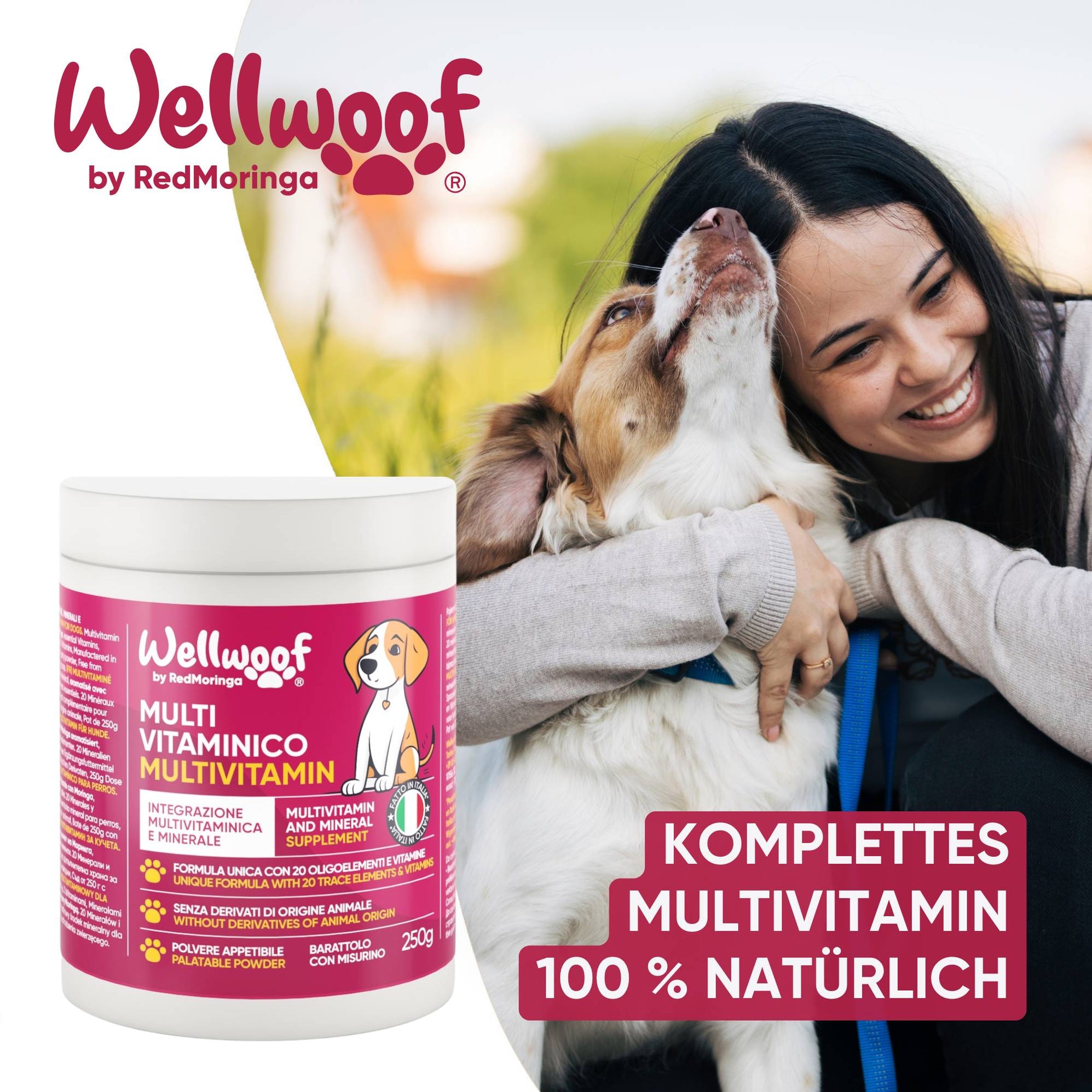 MULTIVIT WellWoof - Complete Multivitamin Supplement for Dogs | 20 ...