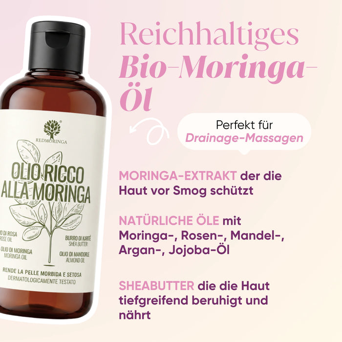 Kit Anticellulite Estate | Integratore Cellulite + Microcircolo + Olio Corpo + Moringlow