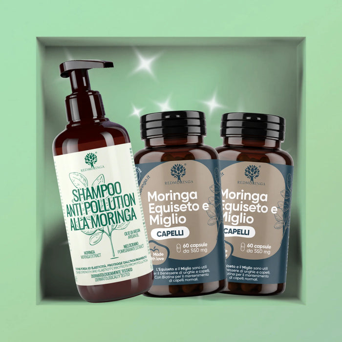 Program for strong and clean hair up to 72 hours | 100% Natural