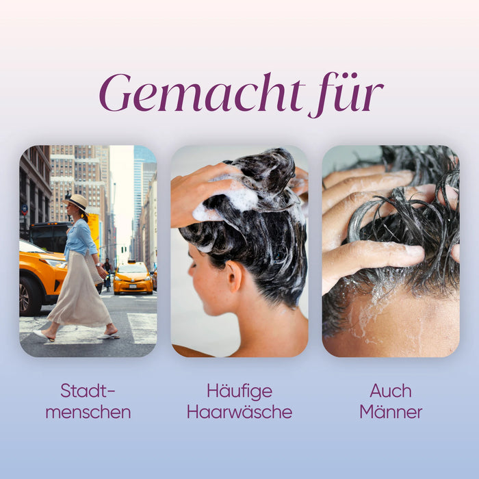 Program for strong and clean hair up to 72 hours | 100% Natural