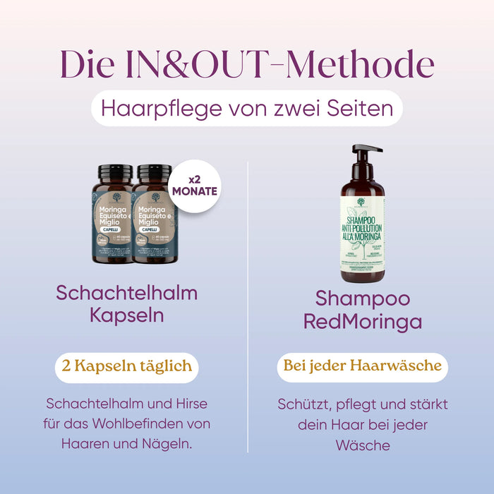 Program for strong and clean hair up to 72 hours | 100% Natural