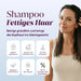 Shampoo for oily hair: deep cleansing, balances the scalp, 99.3% natural origin