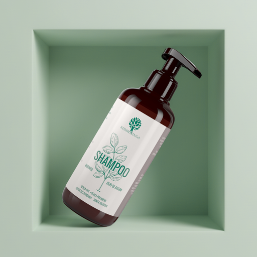 Shampoo naturale e delicato RedMoringa con ingredienti vegetali ideale per lavaggi frequenti e capelli sani