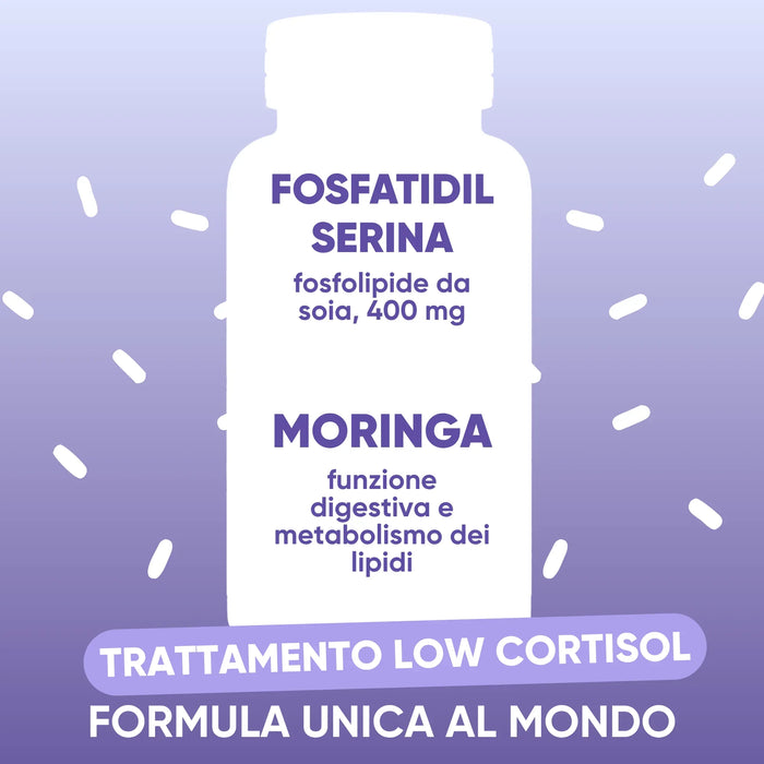 Fosfatidilserina da soia 400 mg e Moringa per la funzione digestiva e il metabolismo dei lipidi